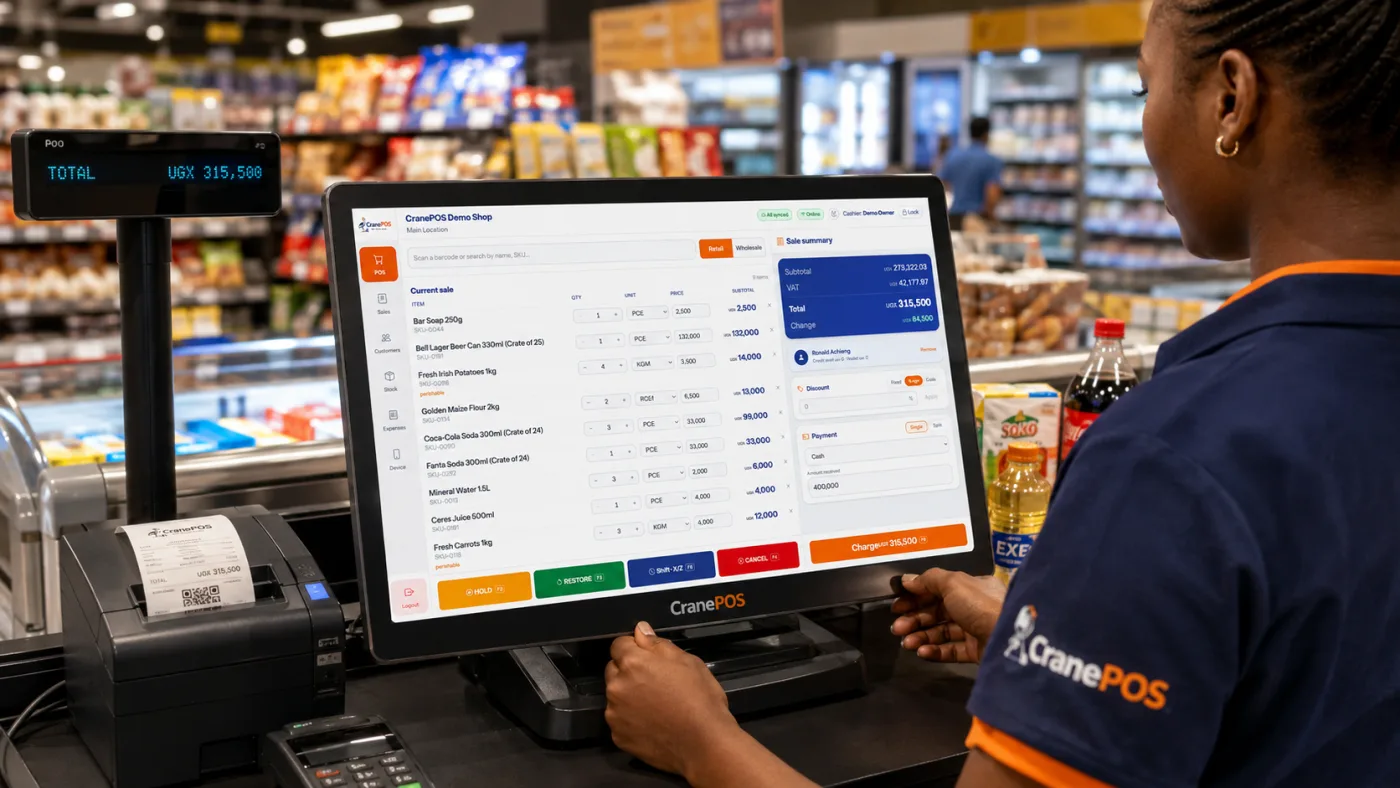 CranePOS - Point of Sale & Inventory